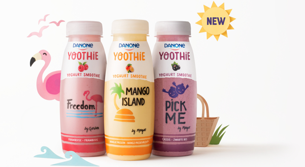 Tune in to the … YOOTHIE generation! Discover our creamy YOghurt & intensely fruity smOOTHIE
