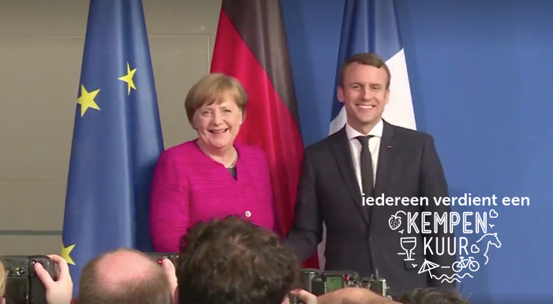 Macron en Merkel gaan viraal met Prophets