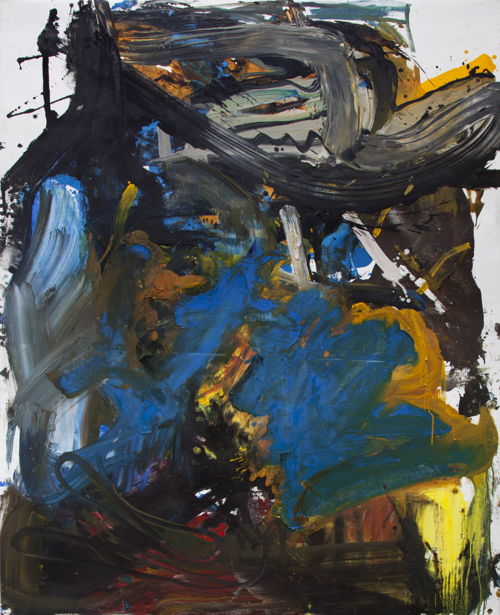 ANKE WEYER, Hornet, 2017. Oil and acrylic on canvas. Courtesy Tim van Laere Gallery, Antwerp