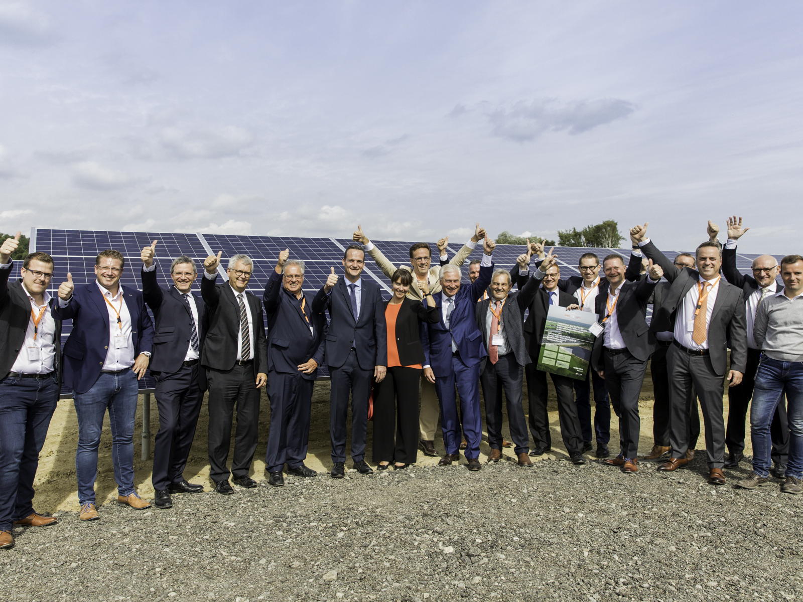NMC and Luminus inaugurate the largest photovoltaic installation of the German-language community