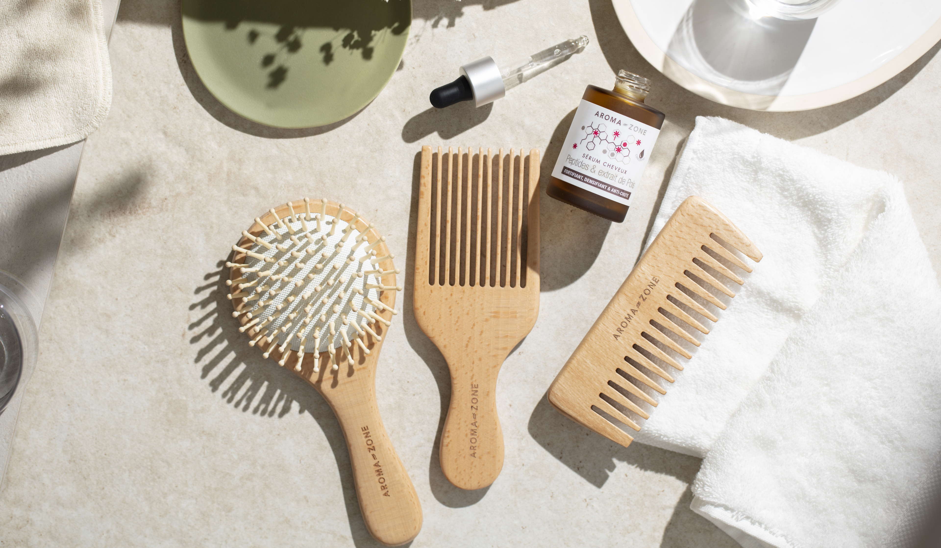 Sérum cheveux + hair tools