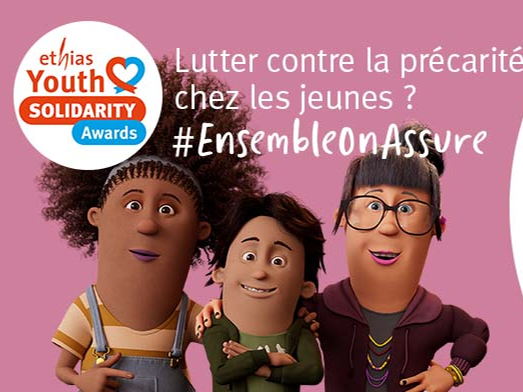 Coup d’envoi de la 3e édition des Ethias Youth Solidarity Awards - 275.000€ pour soutenir les projets des CPAS et ASBL belges luttant contre la précarité chez les jeunes