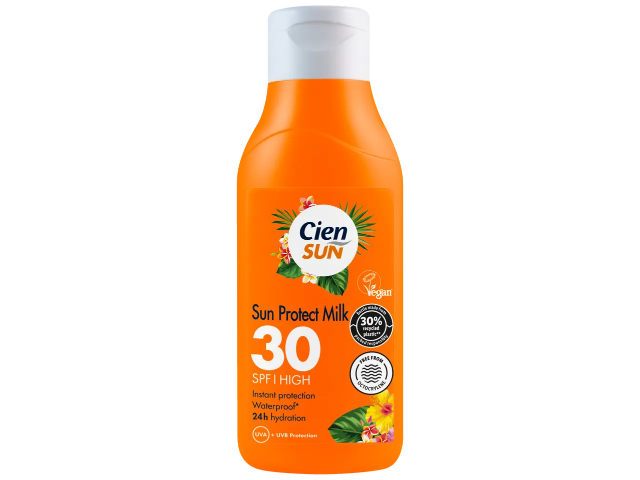 La crème solaire CIEN Sun Protect Lait SPF 30 couronnée 
« Meilleur Achat » 
par Test Achats !