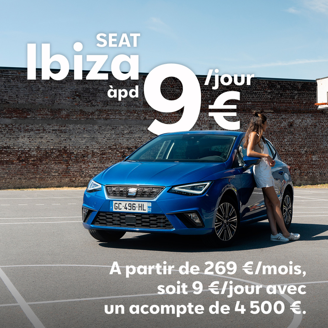 SEAT dévoile une campagne innovante : Votre SEAT Ibiza à partir de 9 € par jour
