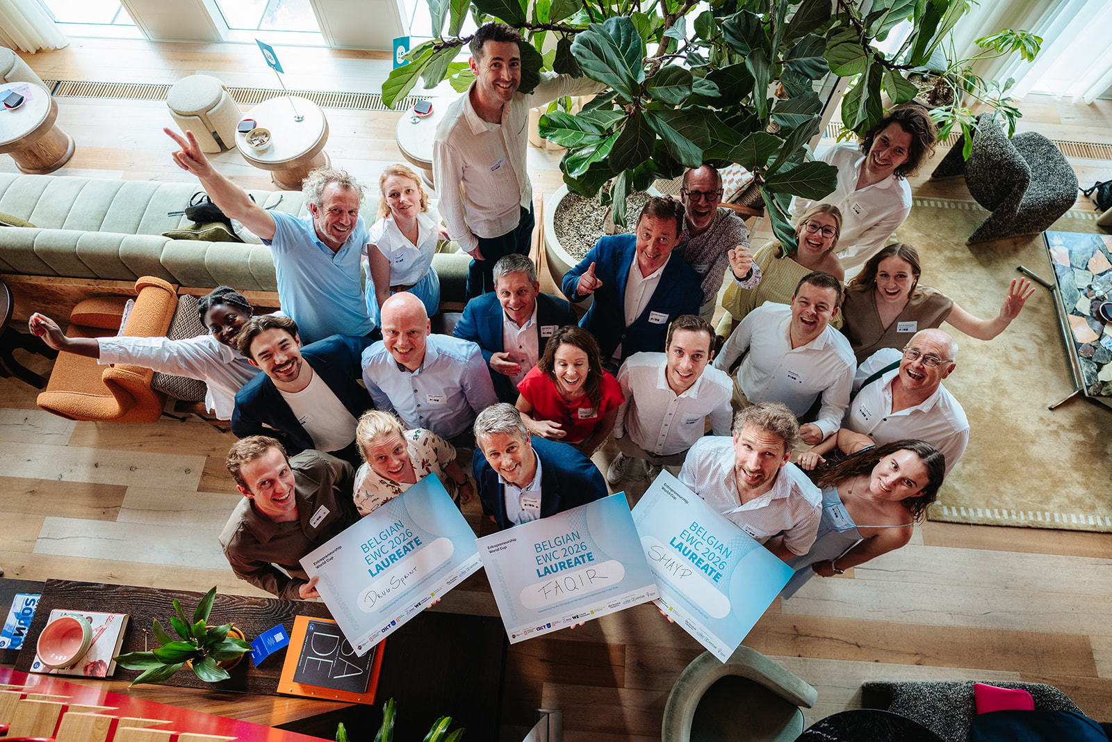 Hans Constandt van FAQIR wint Vlaamse finale van GEN Belgium International Entrepreneurship Finals