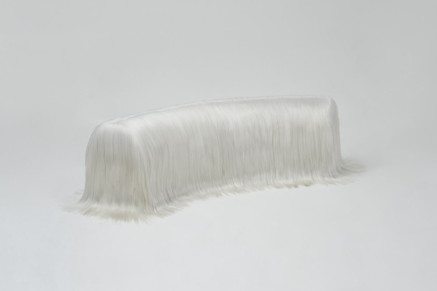 Raw Bench, 2021 by Chen Furong at Objective Gallery, courtesy of Chen Furong Studio