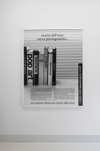 ‘Pubblicità, pubblicità’, Philippe Thomas, 1988. Courtesy the artist, Jan Mot, Brussels and Claire Burrus, Paris. Photo: Philippe De Gobert, 2017.
