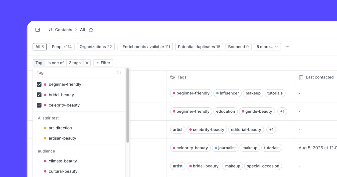 Search effectively with grid filters