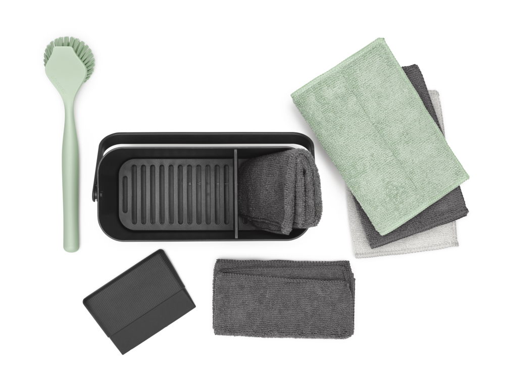 SinkSide Cleaning Set - Dark Grey - 8710755233340 Brabantia_6_NR-41293