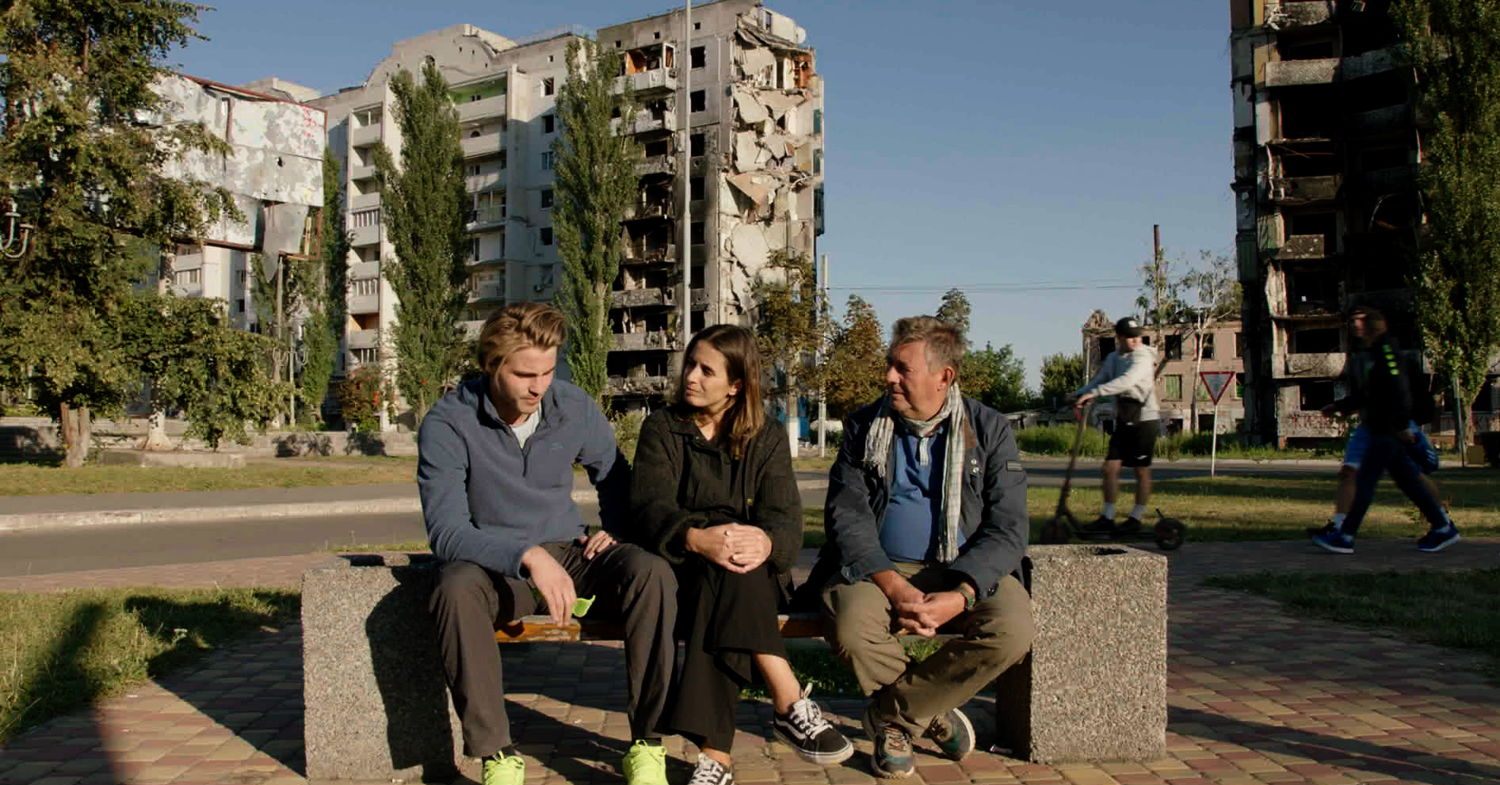 Maksim Stojanac, Meryem El Mandoudi en Rudi Vranckx
