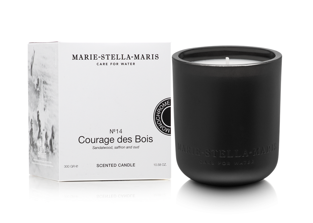 Marie-Stella-Maris Monochrome Candle Courage des Bois- €39