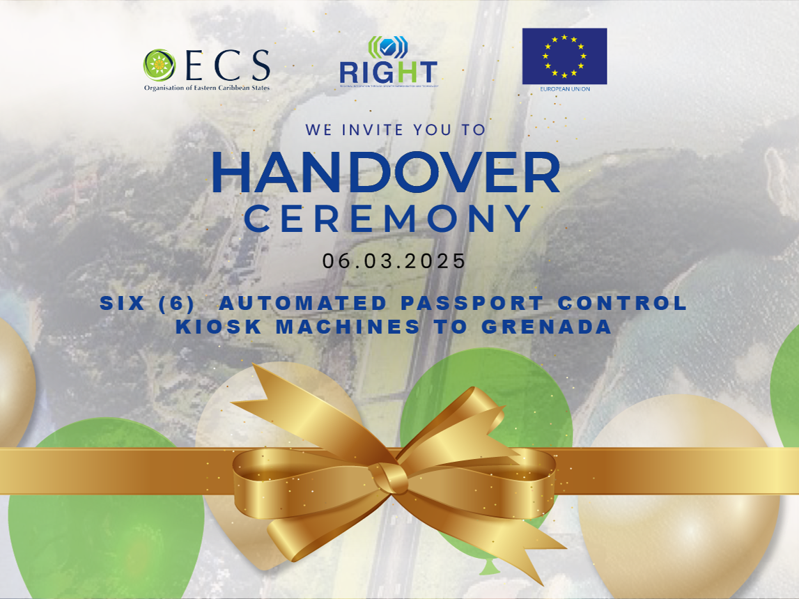 [Media Invitation] Official Handover Ceremony of Six (6)Automated Passport Control Kiosk Machines to Grenada and Press Conference