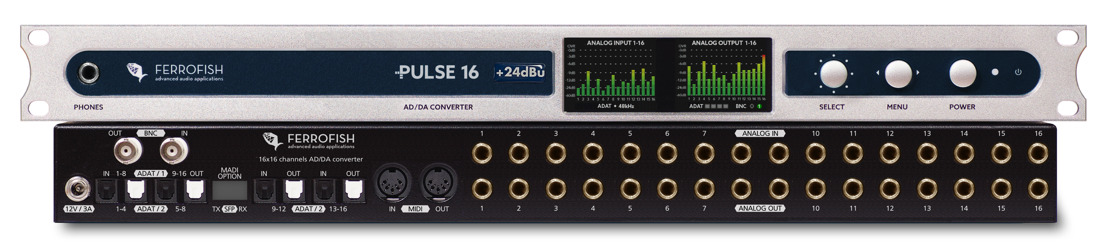 Ferrofish Offers US Broadcasters Proper Headroom with New Pulse16 Series +24dBu 1/O Converter