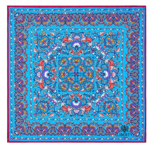 Lodden 45x45cm Silk Neckerchief by Liberty, £95 I www.libertylondon.com
