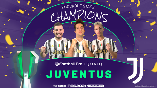 eFootball.Pro IQONIQ : la Juventus est sacrée championne de la saison 2020 / 2021
