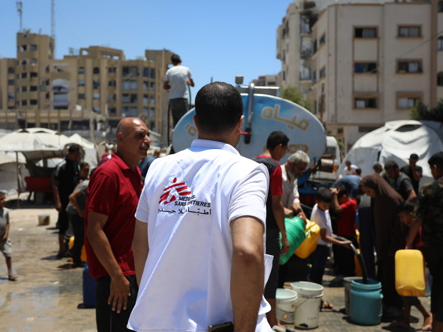 Gaza: fusillade près d'un camion-citerne de MSF 