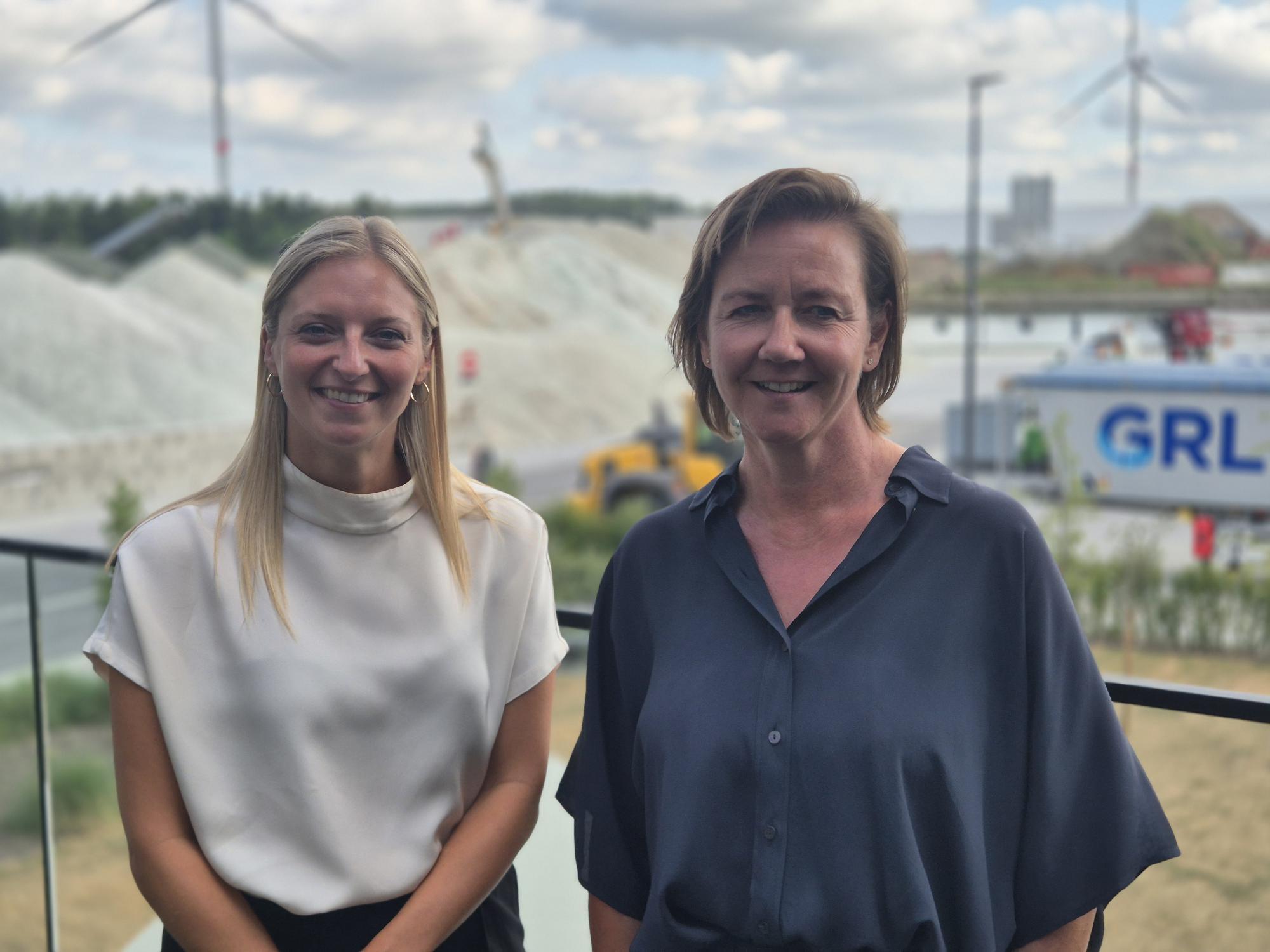 Christine Thonnon (Voka - KvK Limburg) & Martine Meuws (GRL Glass Recycling)