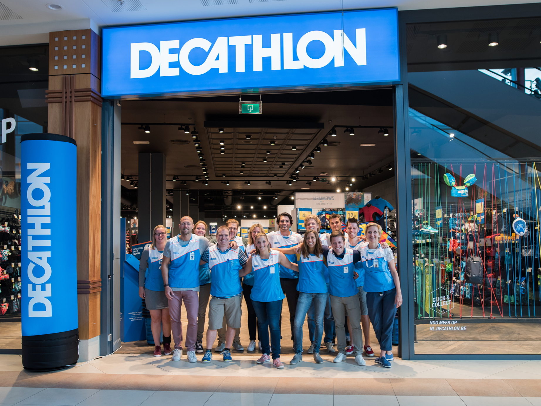 Kleinste Decathlon van België geopend in Waasland Shopping Center