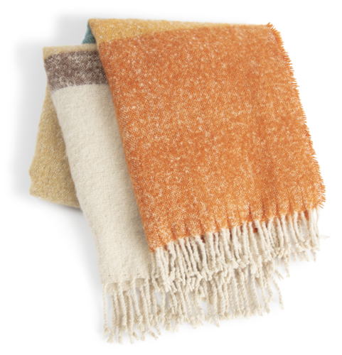 Habitat Afterglow Block Patterned Mohair Throw 125x150, £18