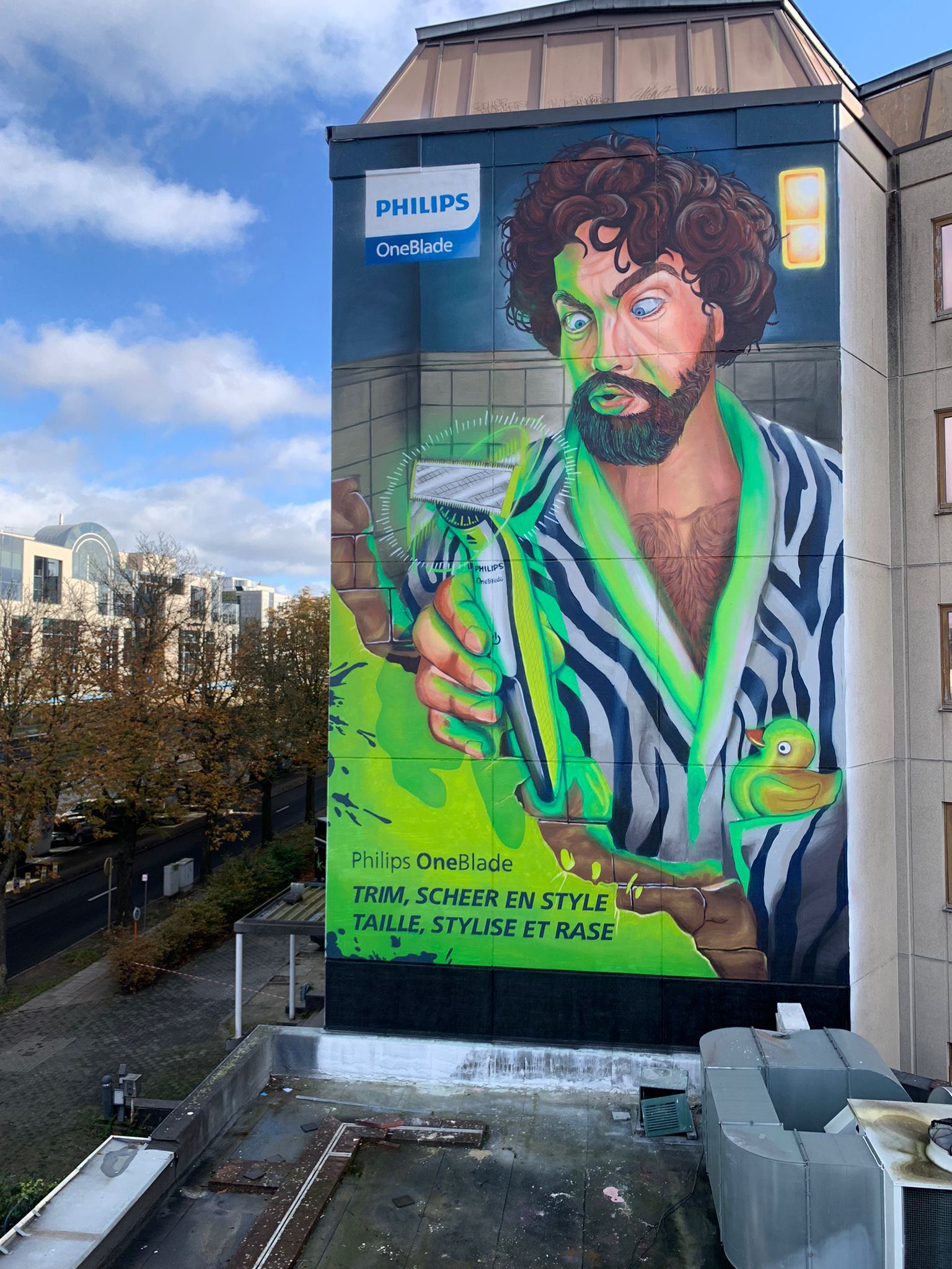 Campagne retentissante : le duo artistique Suarez Murals met le rasoir populaire OneBlade en lumière 
