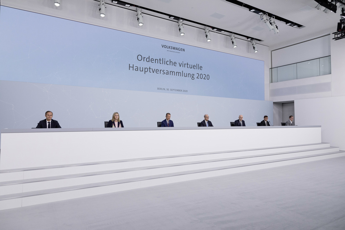 Jaarlijkse Algemene Vergadering: Volkswagen bevestigt de vooruitzichten voor 2020 en bekrachtigt toekomstige investeringen