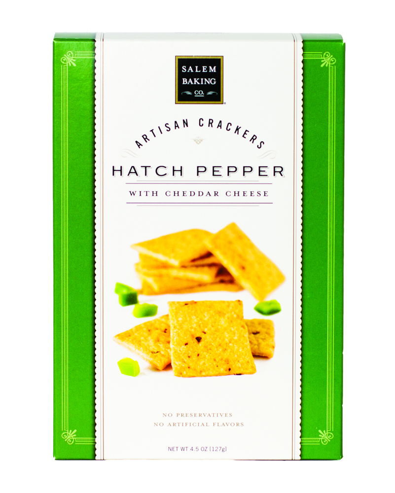 Salem Baking Hatch Pepper with Cheddar Cheese Artisan Crackers
