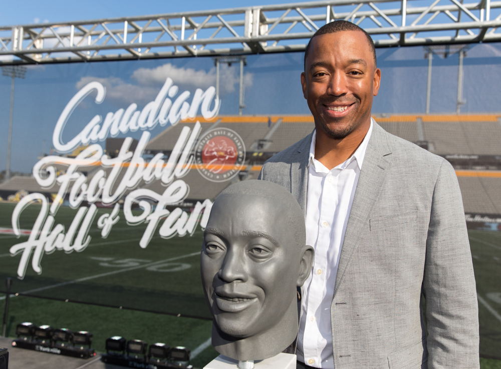 Geroy Simon, Canadian Football Hall of Fame Class of 2017. Photo credit: Kevin Sousa/CFL