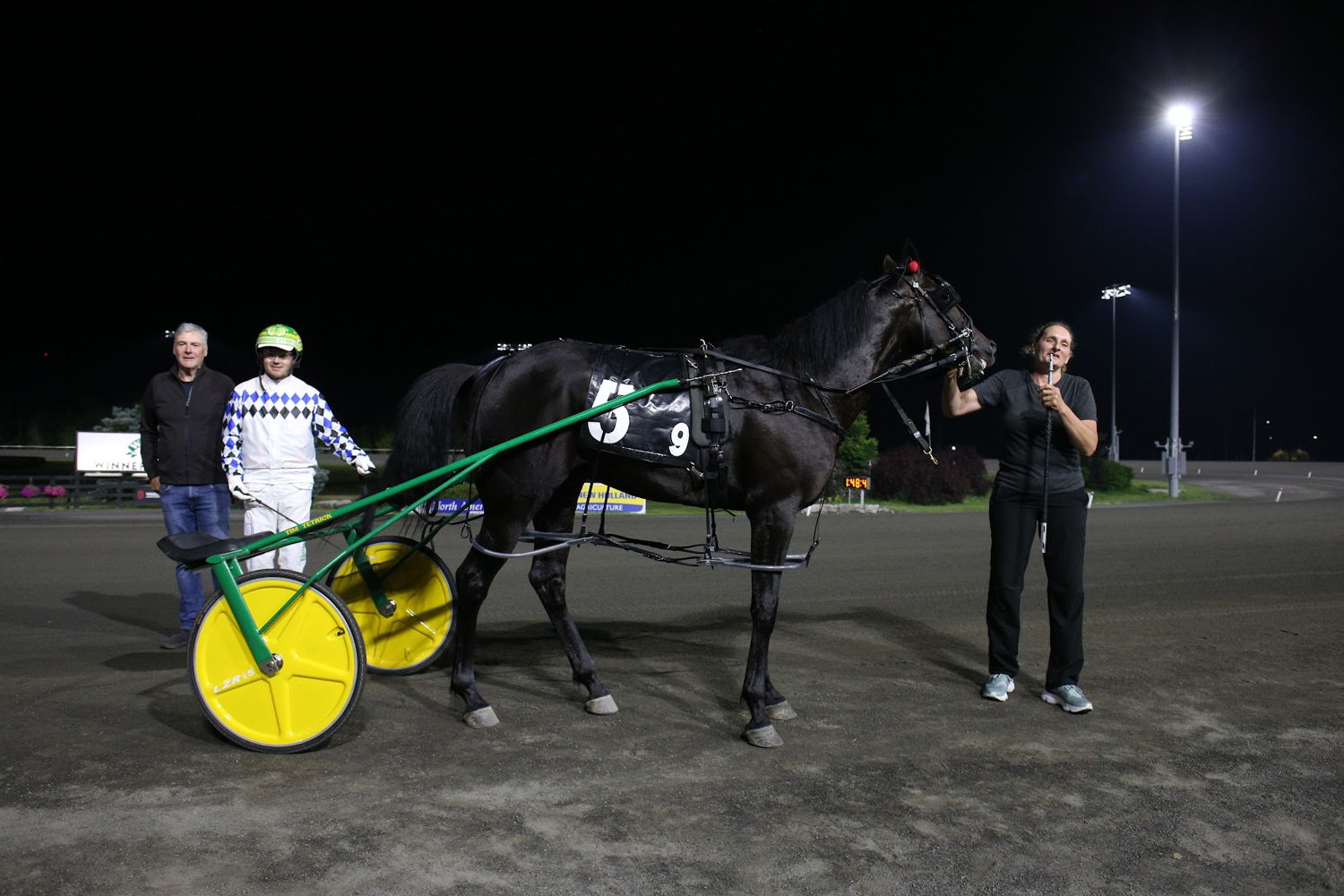 Confederate and connections in the winner's circle for the fourth Pepsi North America Cup Elimination on June 10, 2023 at Woodbine Mohawk Park (New Image Media)