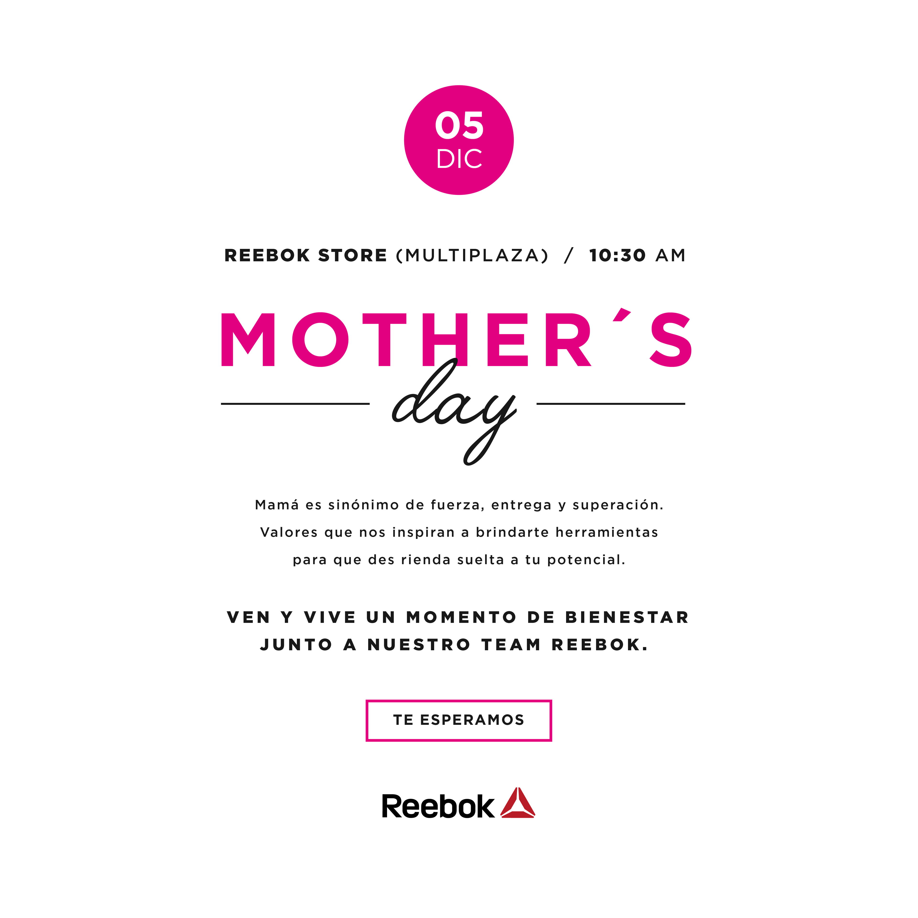 INVITACIÓN | VEN A VIVIR UNA MAÑANA DE BIENESTAR CON REEBOK