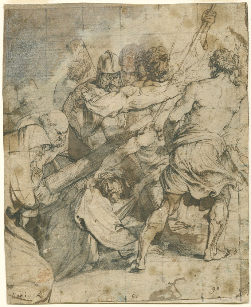 De kruisdraging. Anthony van Dyck. Uit de collectie van het Museum Plantin-Moretus