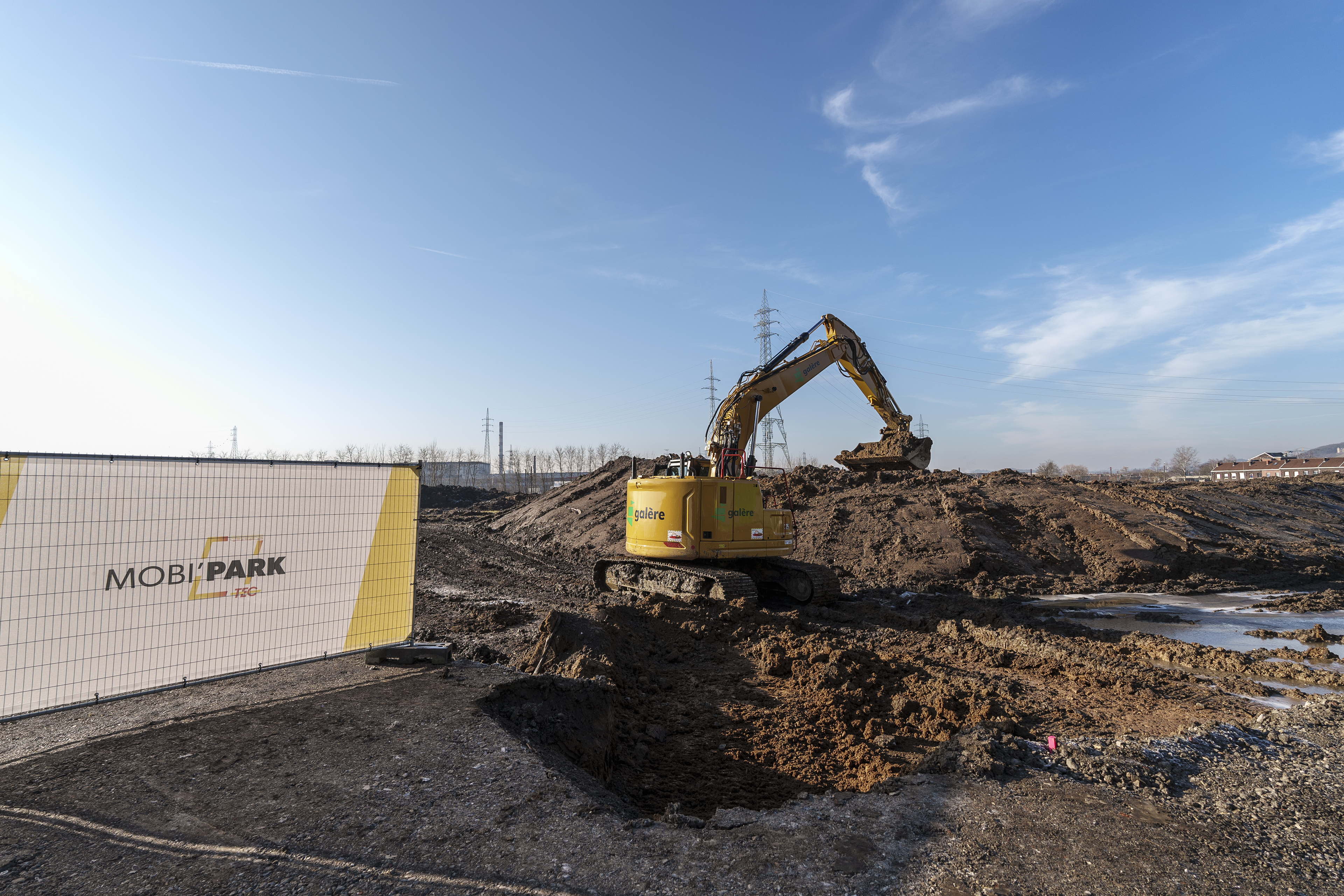 Premier coup de pelle ! Lancement officiel des travaux du Mobi'Park TEC de Tilleur.