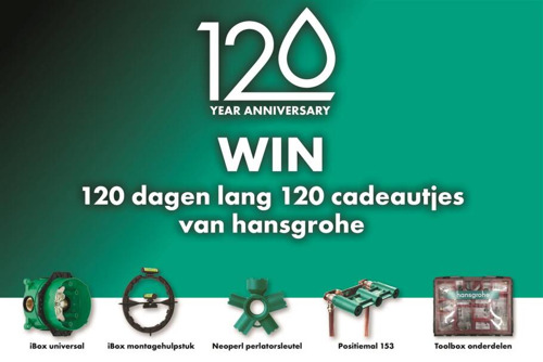 Een bijzonder momentum voor hansgrohe: het merkt viert haar 120-jarig jubileum én 30e verjaardag op de Belgische markt