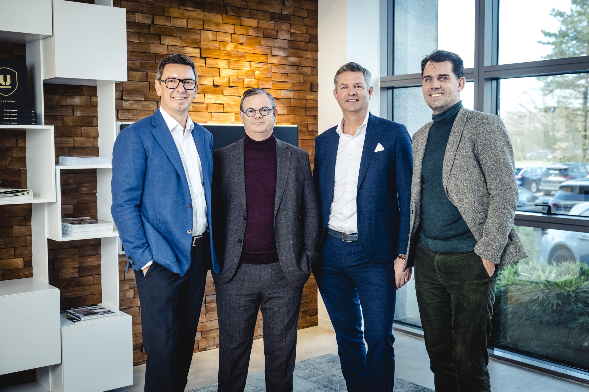 v.l.n.r.: Roel Druyts, Bruno Cambien, Frederik Cambien, Jochen Blondelle v.l.n.r.: Roel Druyts, Bruno Cambien, Frederik Cambien, Jochen Blondelle