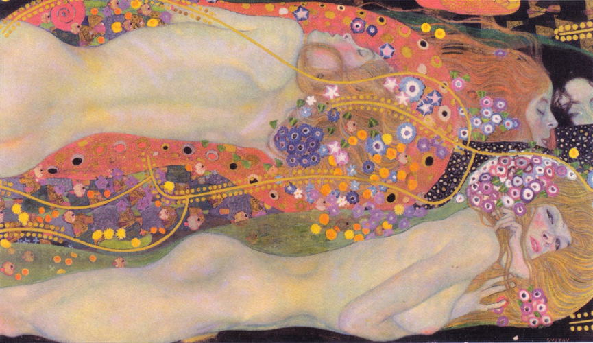Wasserschlangen II - Gustav Klimt