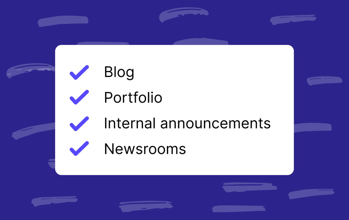 Help: Other ways you can use your Prezly Newsrooms