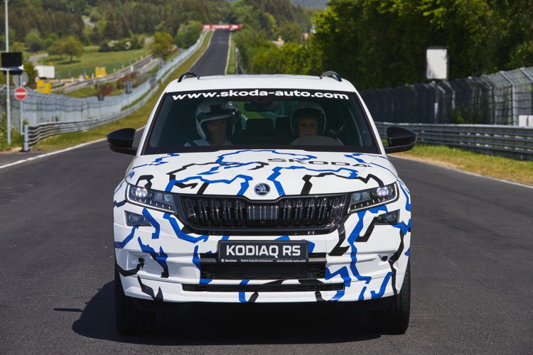 Countdown before the new ŠKODA KODIAQ RS sets a record on the most demanding racing track in the world.