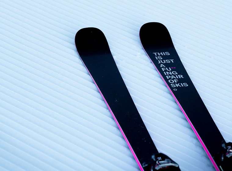 Media Alert | Save the date: this is just a fu**ing pair of skis