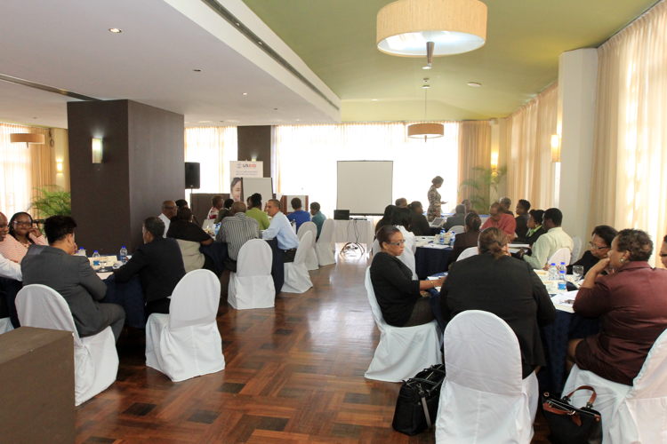 Participants at the USAID/UNICEF Family Mediation Training Workshop