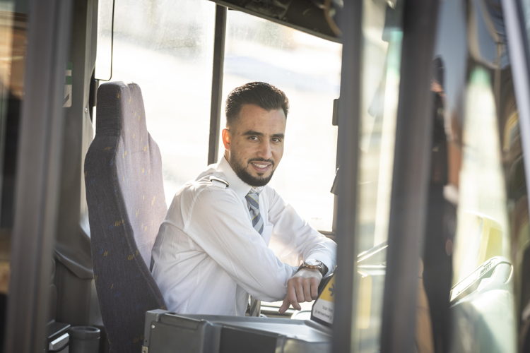 Mannelijke chauffeur