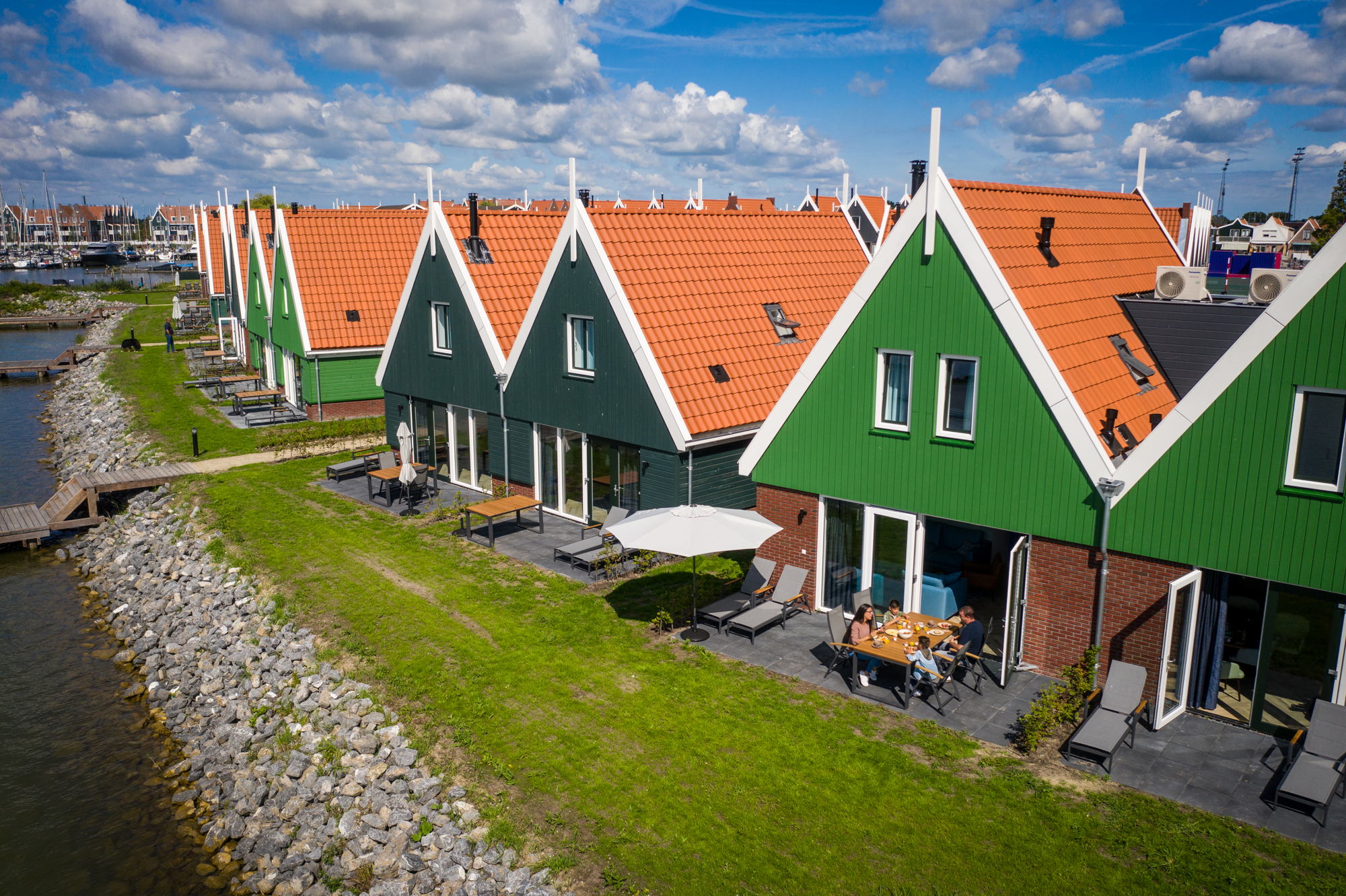 Landal Volendam van boven