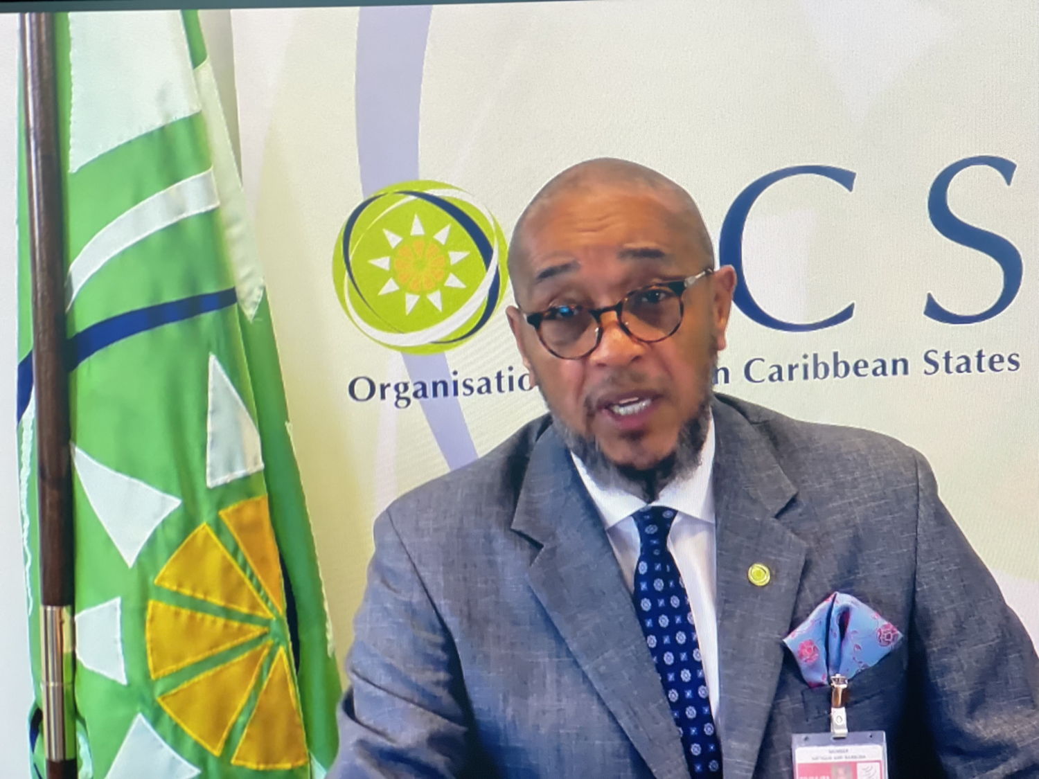 H.E Ambassador Colin Murdoch, the Permanent Observer of the Organisation of Eastern Caribbean States (OECS) to the United Nations Office and other International Organisations in Geneva
