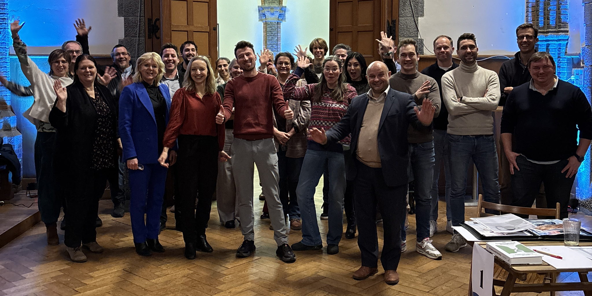 19 startende ondernemers van het Bryo-traject van Voka-KvK Vlaams-Brabant kwamen in contact met 13 experts bij Labora in Leuven