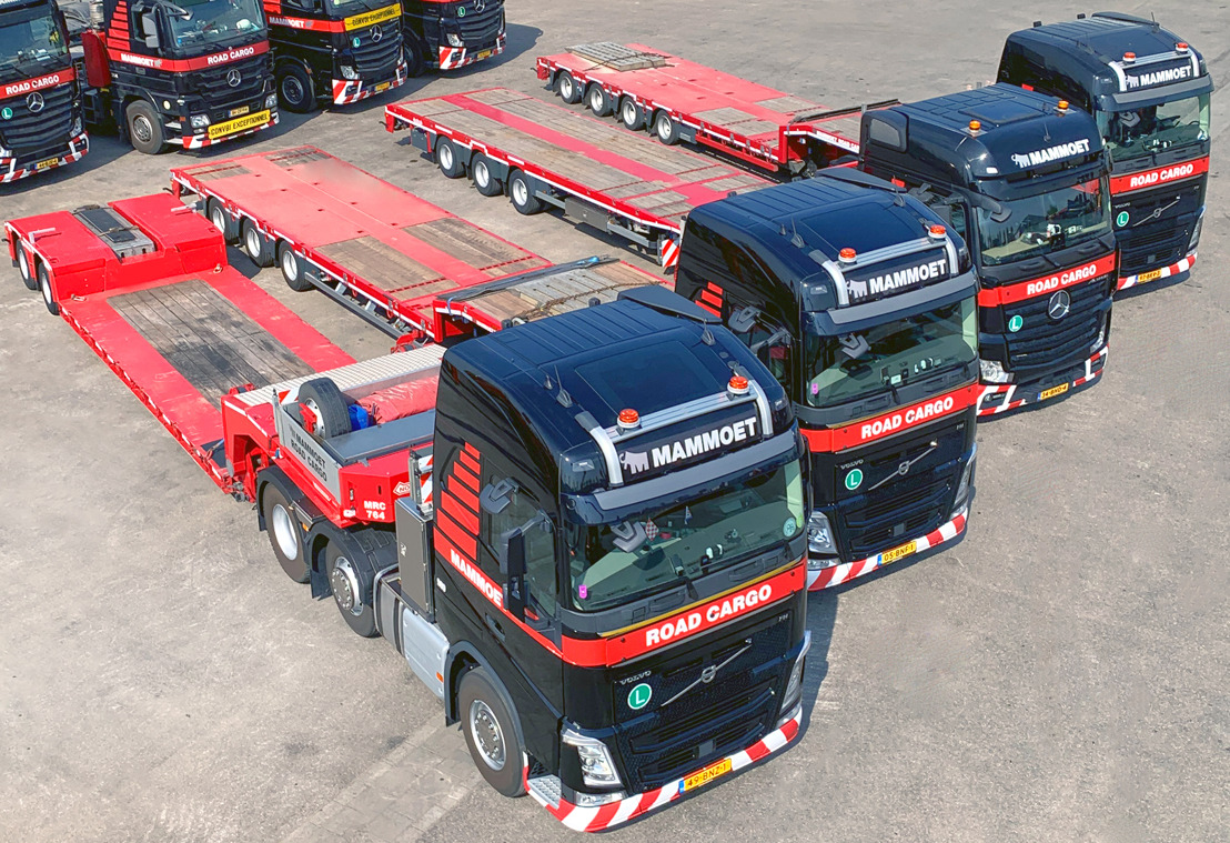 Nieuwe Nooteboom trailers voor Mammoet Road Cargo