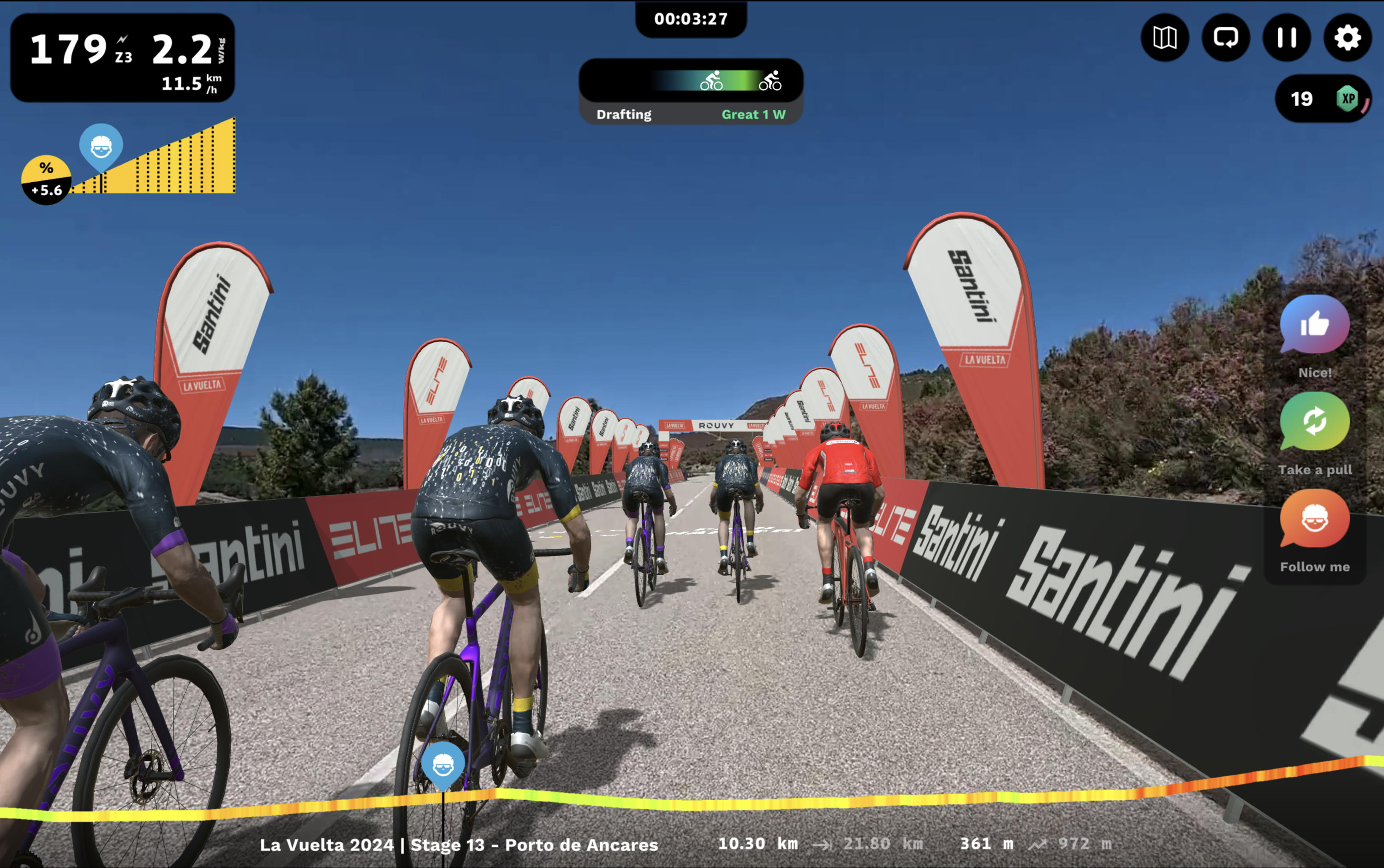 Ride the Routes of La Vuelta 2024 at Home with ROUVY