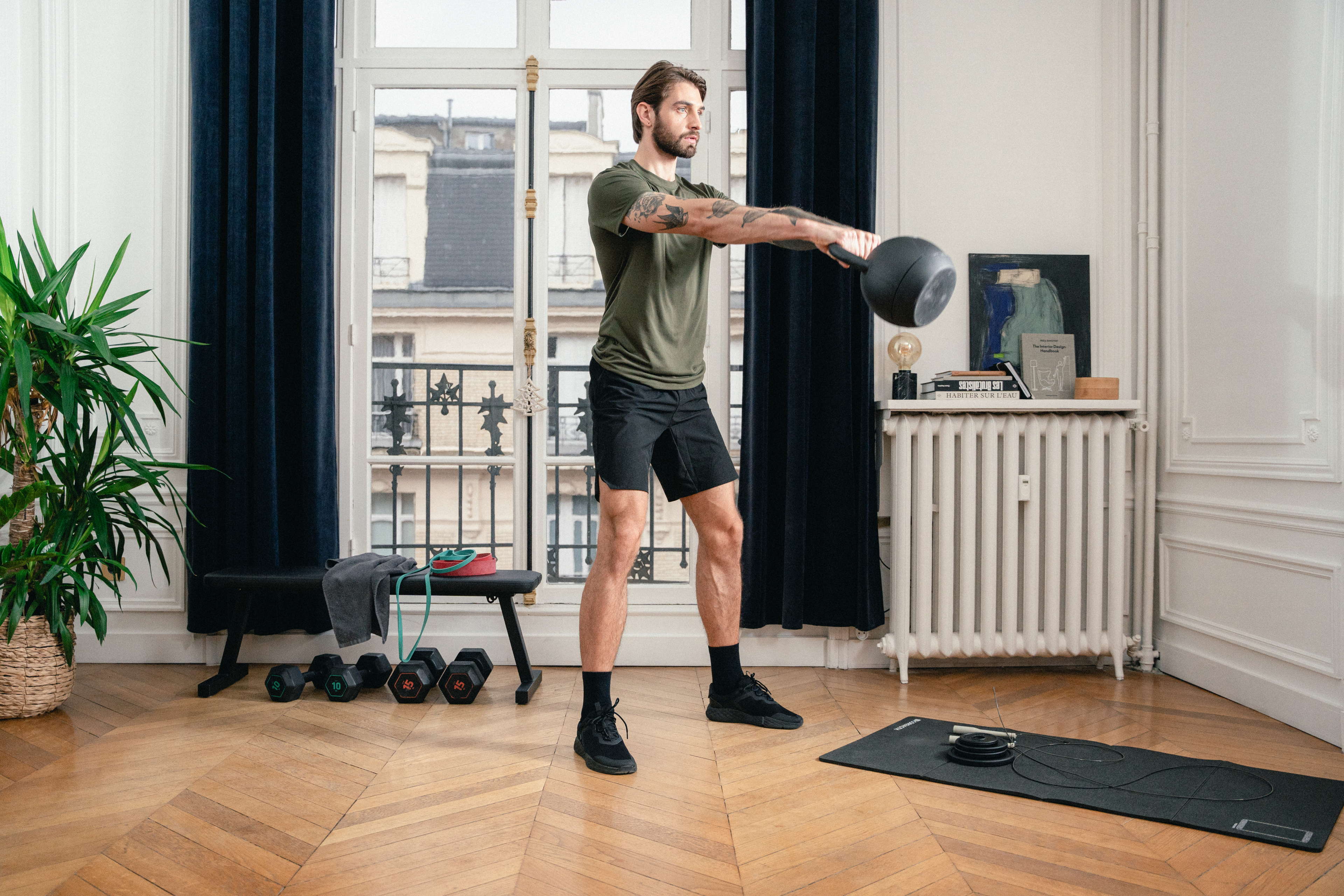 Staying in, Working Out