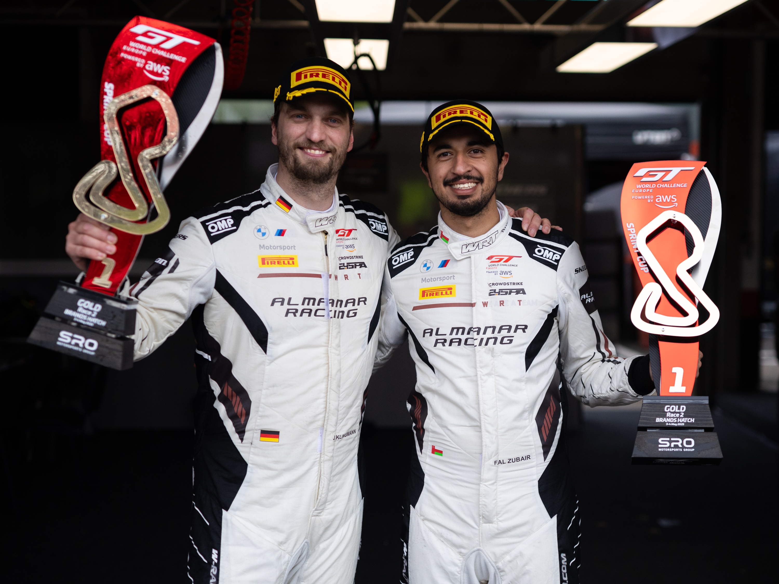 SOLID SPRINT CUP START: VICTORY IN GOLD CLASS AND OVERALL PODIUM FOR TEAM WRT AT BRANDS HATCH