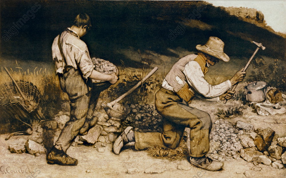 “The Stonebreakers”, 1849. AKG45706