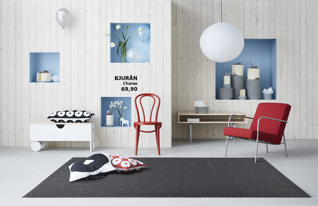 Le design minimaliste et scandinave des années 90 dans la collection IKEA GRATULERA