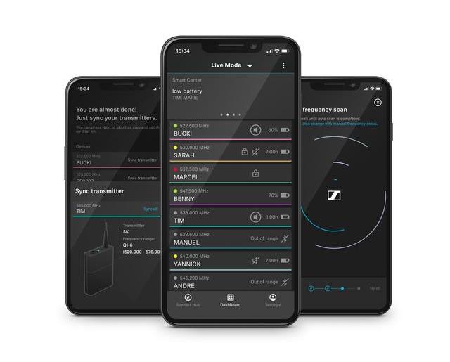 The engineer in your pocket: The Smart Assist App guides users through the set-up of their wireless microphone system