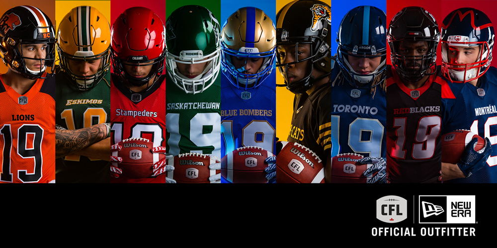 New Era 2019 CFL Home Uniforms 